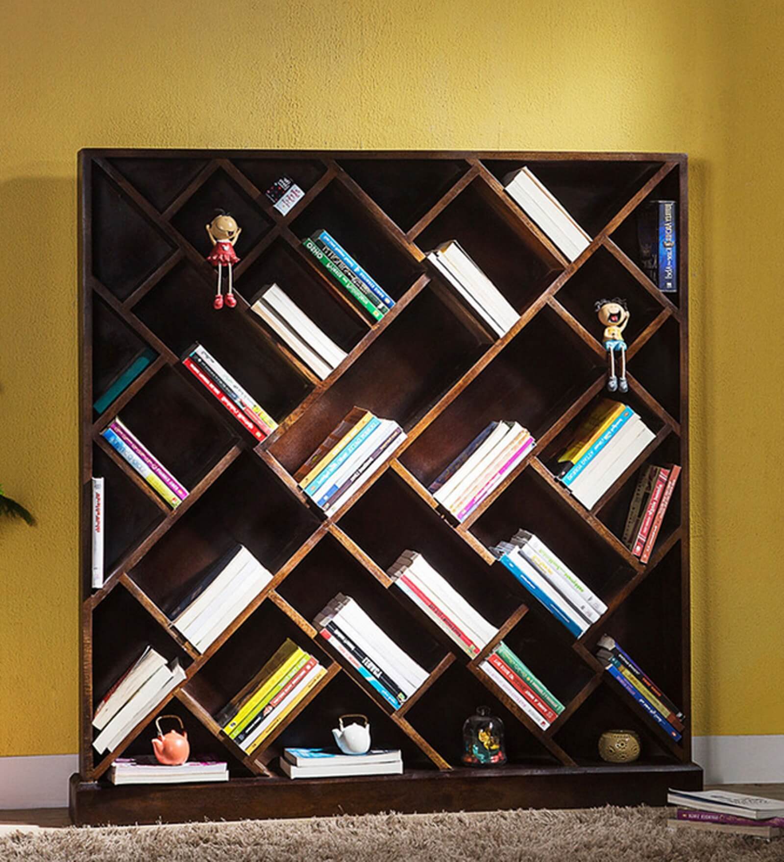 Torchem Book Shelf in Provincial Teak Finish